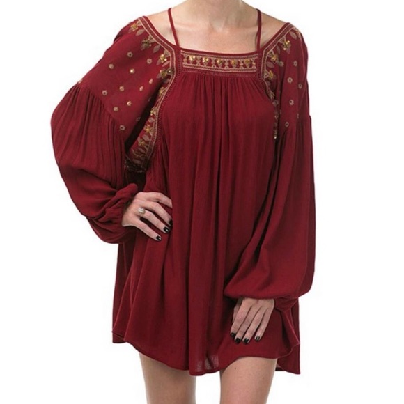 Altar'd State Dresses & Skirts - Altar’d State Boho Tunic Sequined Dress